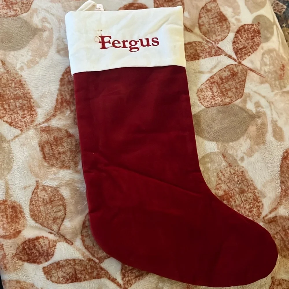 Pottery Barn Fergus Stocking